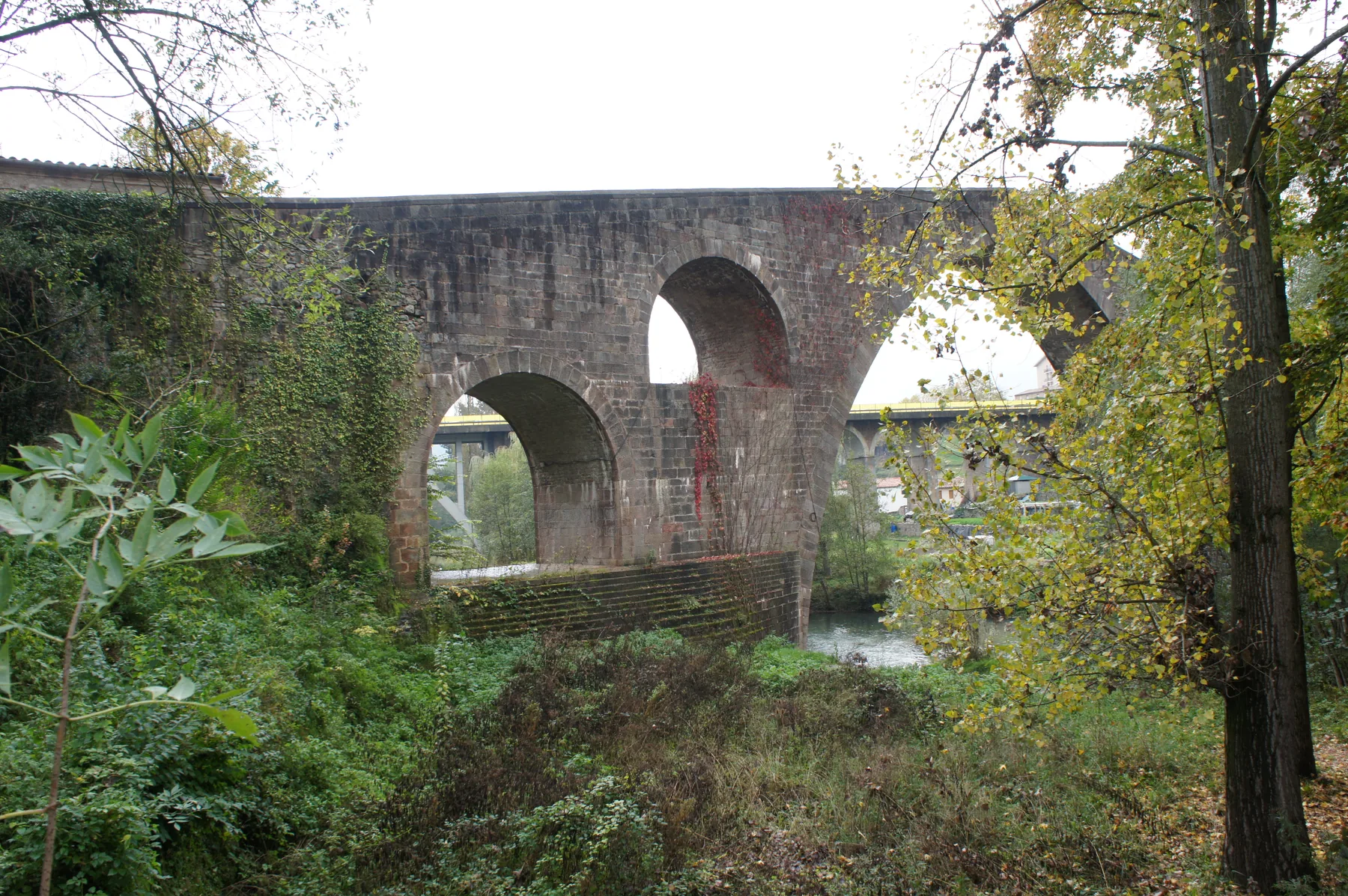Pont Vell de Sant Joan de les Abadesses sobre el riu Ter